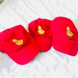 Mount Gay Rum Sailing Hats bundled LOT of 3 total